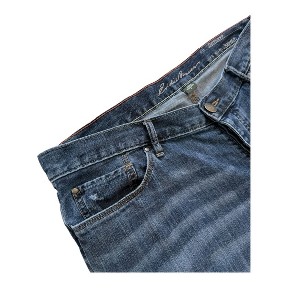 Eddie Bauer Vintage Boyfriend Relaxed Jeans With Button Fly - Size 14 - Picture 3 of 10